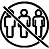 Иконка правила: no_parties